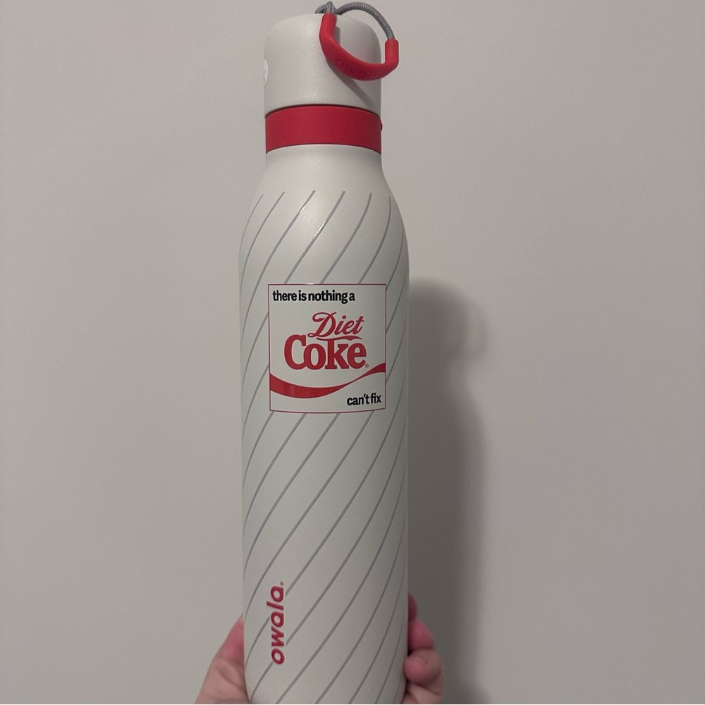 24 oz. Diet Coke x Owala White twist top “nothing a Diet Coke can’t fix” tumbler